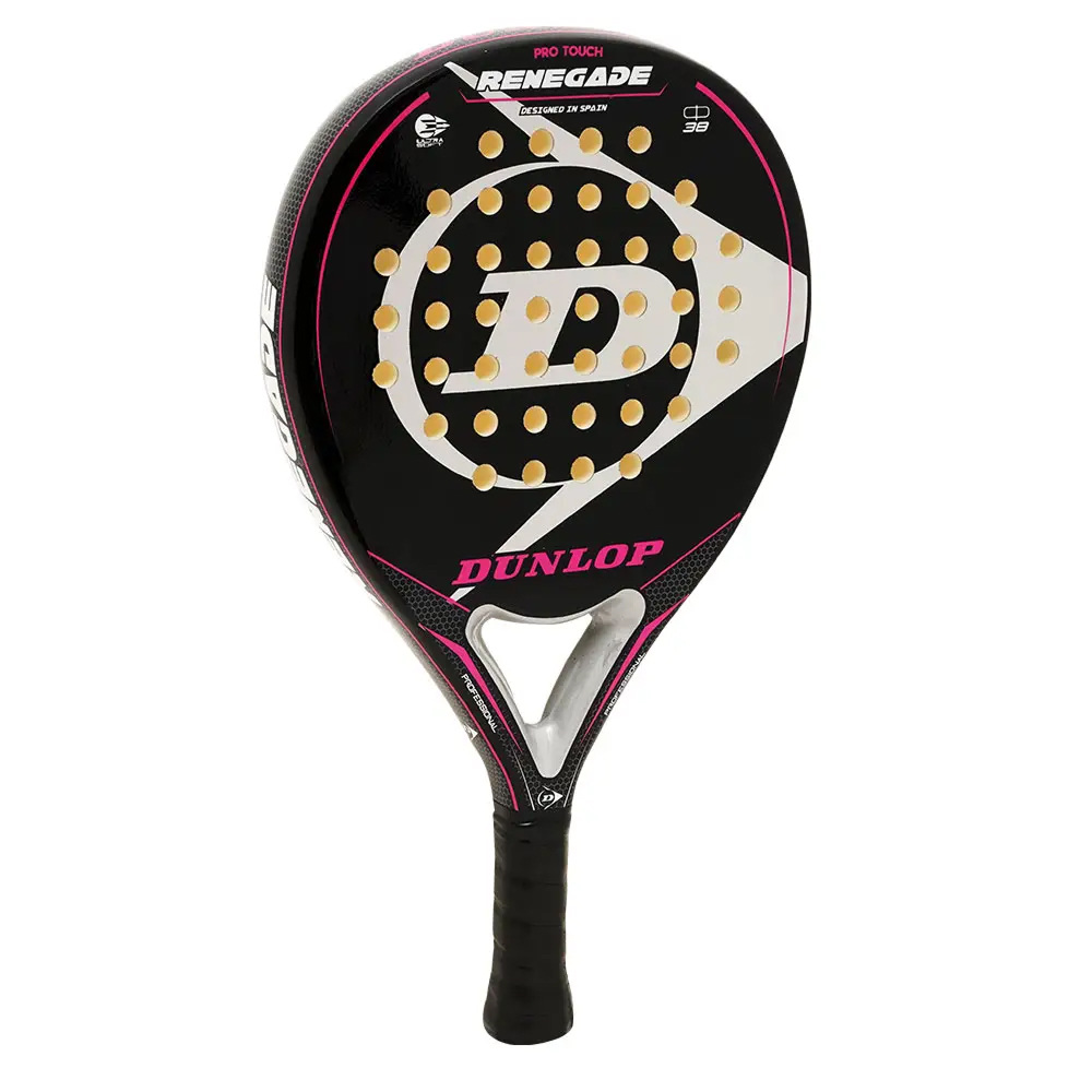 Dunlop Renegade Soft — a control-focused padel racket with soft EVA and a black-pink design - image 3